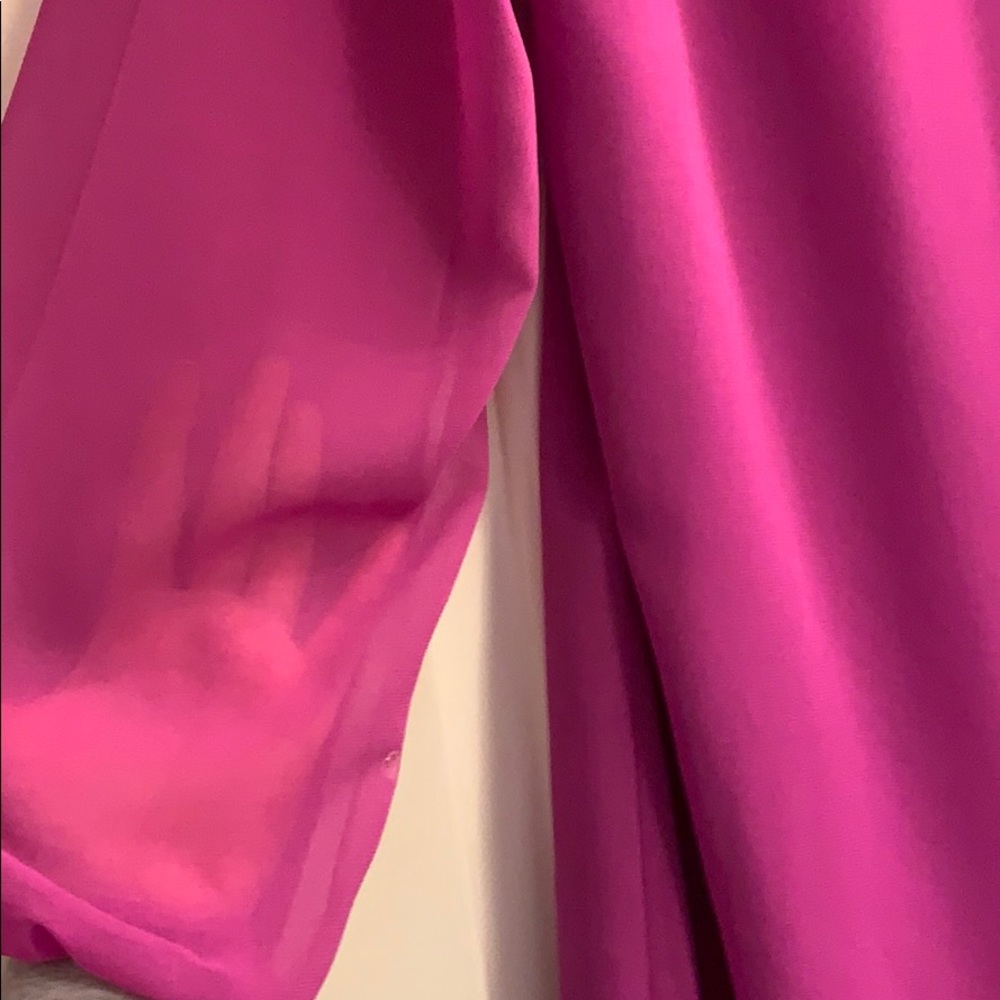 Purple shift dress flowy flattering size L - Picture 3 of 5